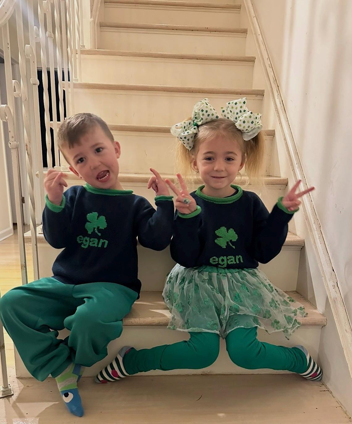 shamrock sweater for st. patricks day