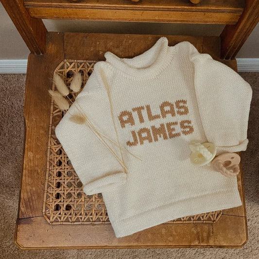 baby boy name sweater