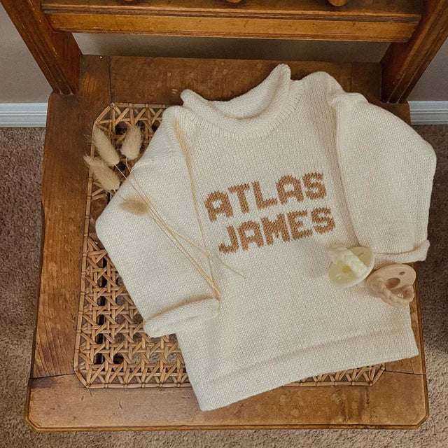 baby boy name sweater