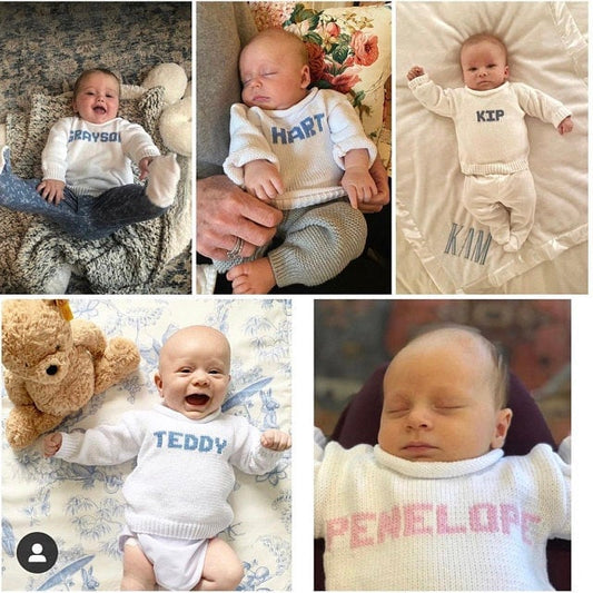 Custom Name Sweater for Infants and Children