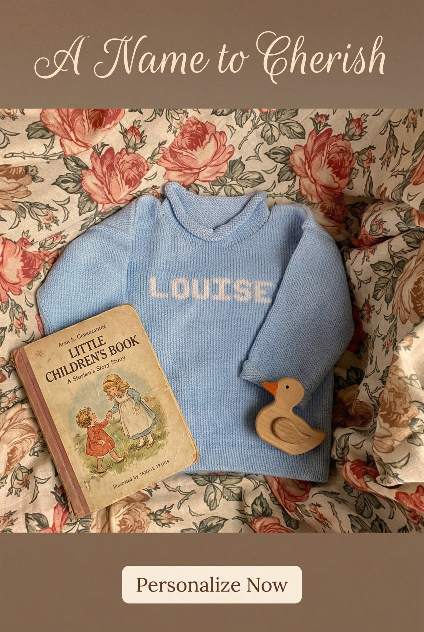 Custom Knit Pullover | Personalized Sweater for Baby and Kids | Winter clothes for babies | Baby pullover | Baby Sweater |