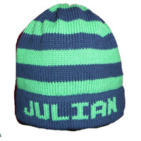 Bold Stripes Name Hat for Baby - Custom Knits for Baby