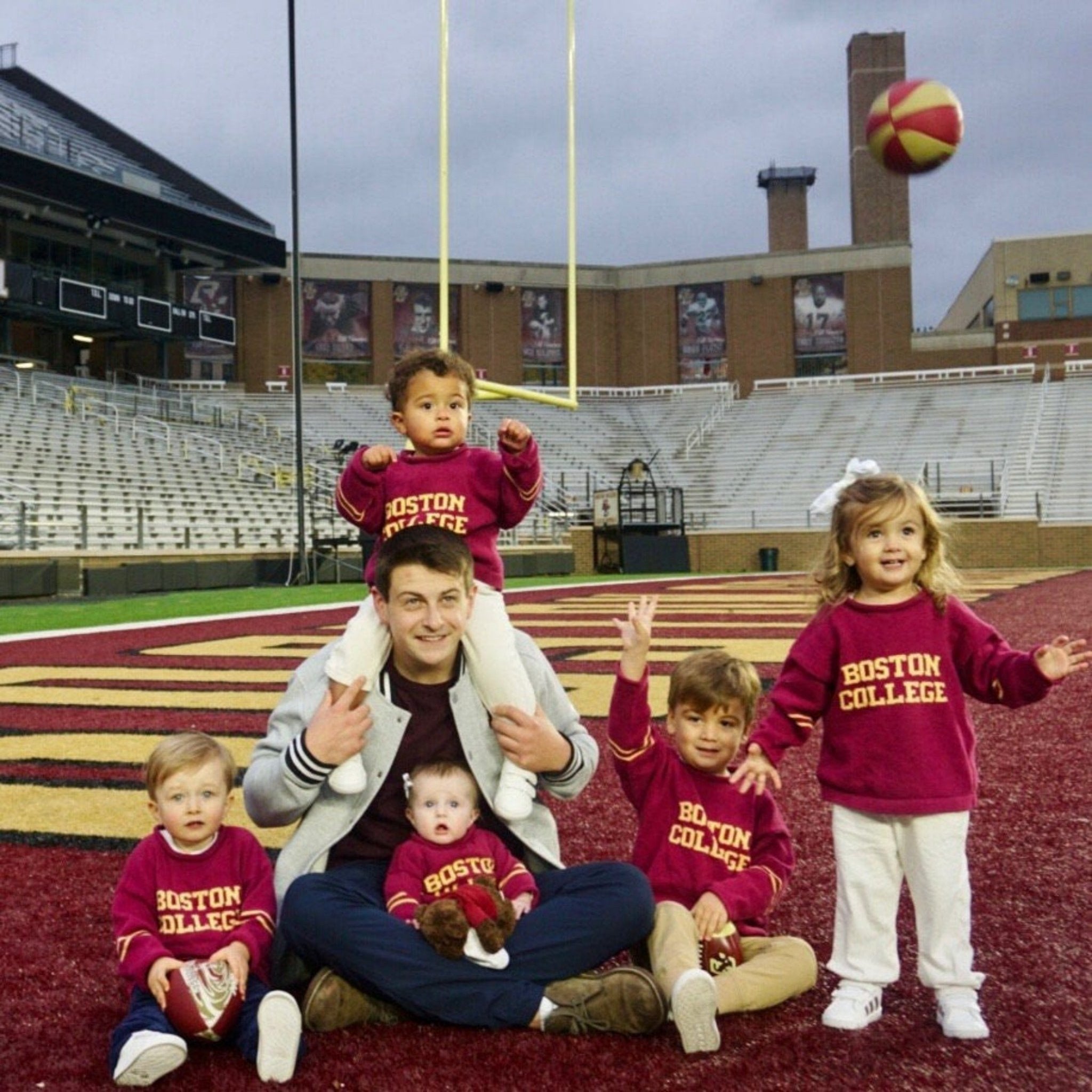 Boston College Personalized Alumni Sweater - Custom Knits for Baby