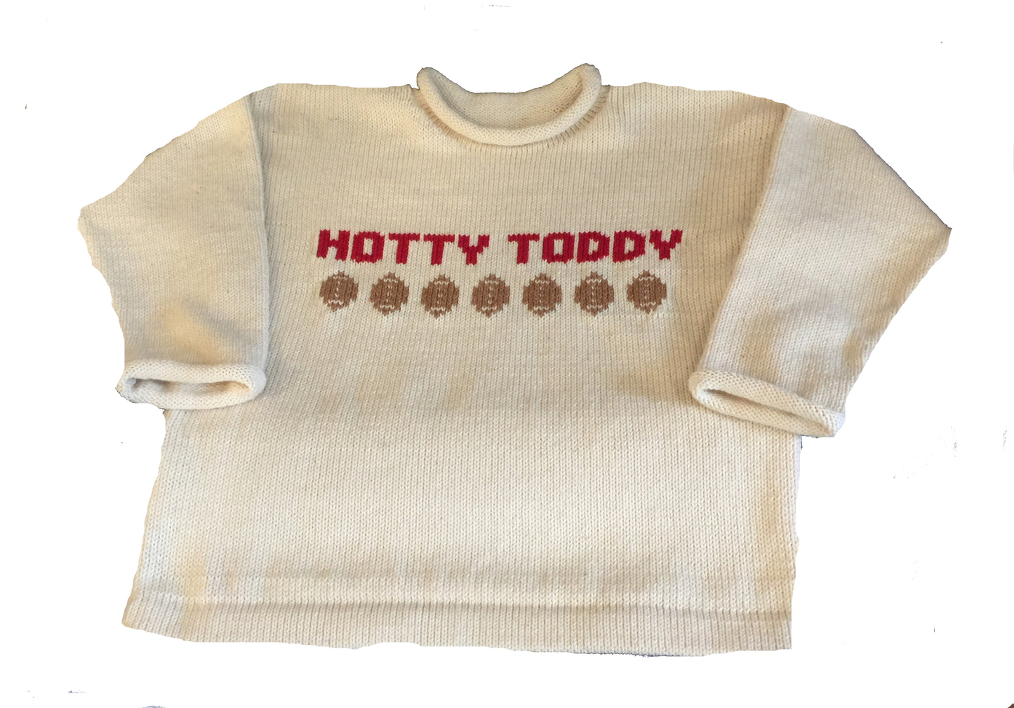 Personalized Football Sports Name Sweater - Custom Knits for Baby
