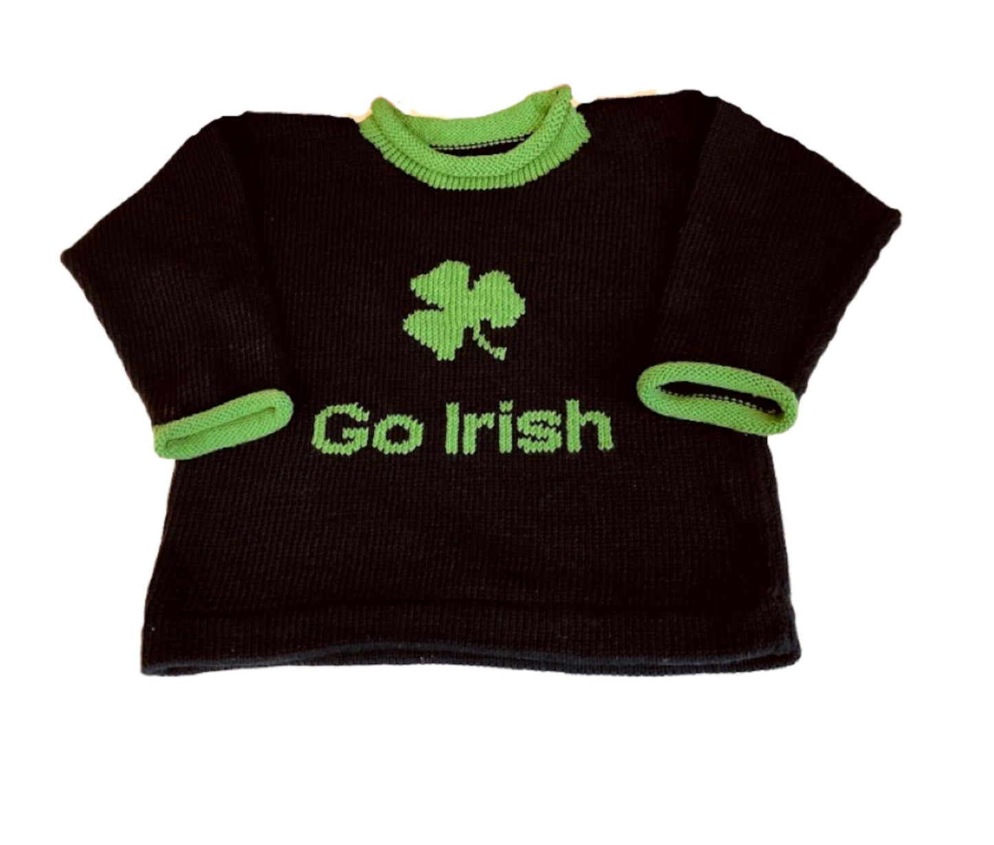 Personalized St. Patrick's Day Sweater - Custom Knits for Baby