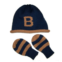Personalized Hat and Mitten Set For Baby - Custom Knits for Baby