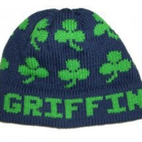 Personalized St. Patricks Day Shamrock Hat - Custom Knits for Baby