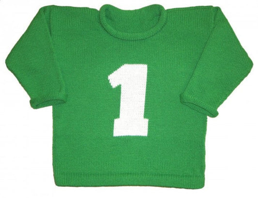 Got Your Number Personalized Birthday Sweater - Custom Knits for Baby