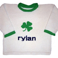 St. Patrick's Day Personalized Sweater for Children - Custom Knits for Baby
