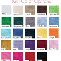 Whatever You Would Like to Say! Adult Cotton Sweater - Custom Knits for Baby