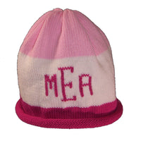 Rugby Monogrammed Baby Hat - Custom Knits for Baby