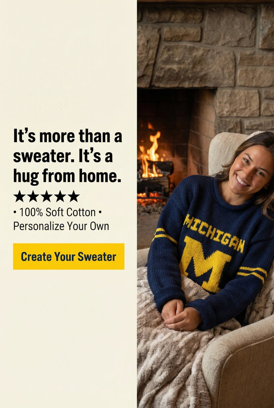 University of Michigan Adult Alumni Sweater