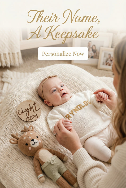 newborn baby name sweater