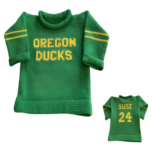 Personalized Oregon Ducks Team Spirit Sweater